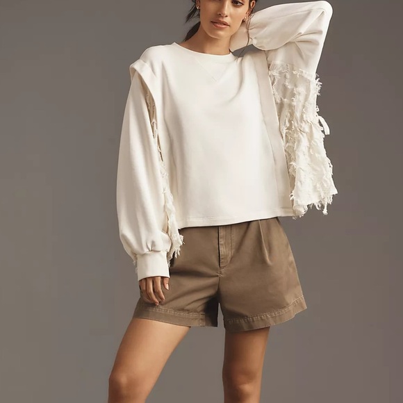 NWT By Anthropologie Twofer Sweatshirt M - Picture 2 of 9